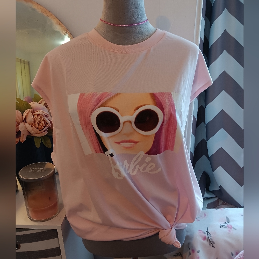 BARBIE PINK TANK TOP MATTEL x ASOS DESIGN